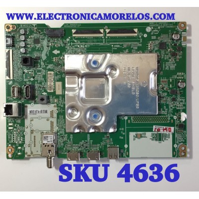 MAIN PARA SMART TV LG 4K RESOLUCION ( 3840x2160 ) UHD HDR / NUMERO DE PARTE EBT66631407 / EAX69487906 (1.0) / 66631407 / EAX69487906 / 66473501/ PANEL NC550TQG-AAKH1 / DISPLAY LC550EQC (SP)(A1) / MODELO 55UP8000PUR.AUSYLKR